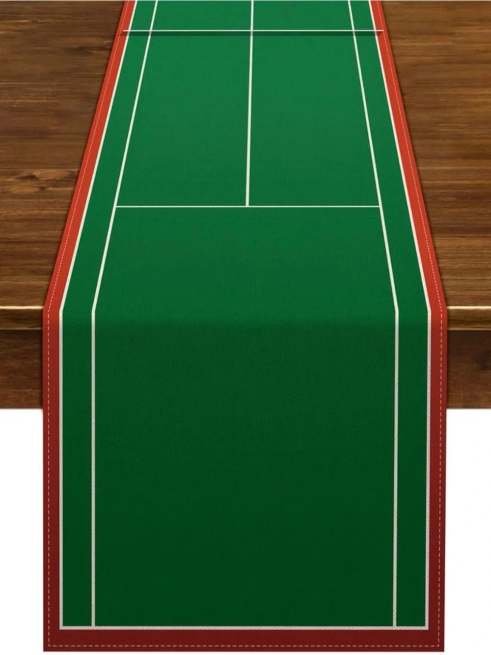 Linen Tennis Court Table Runner Tennis Themed